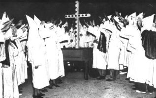 Ku Klux Klan initiation ceremony (1954)